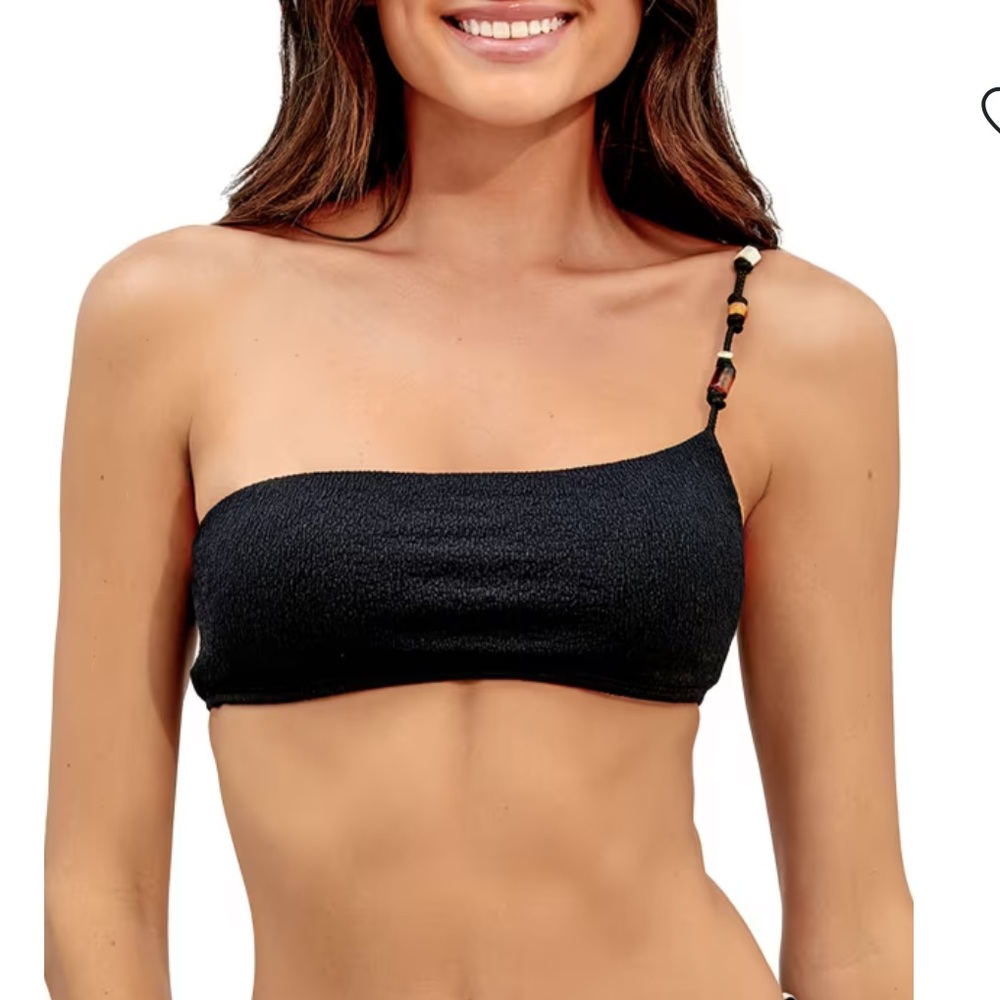 Vix Black Firenze Ana Flora Bikini Top, M